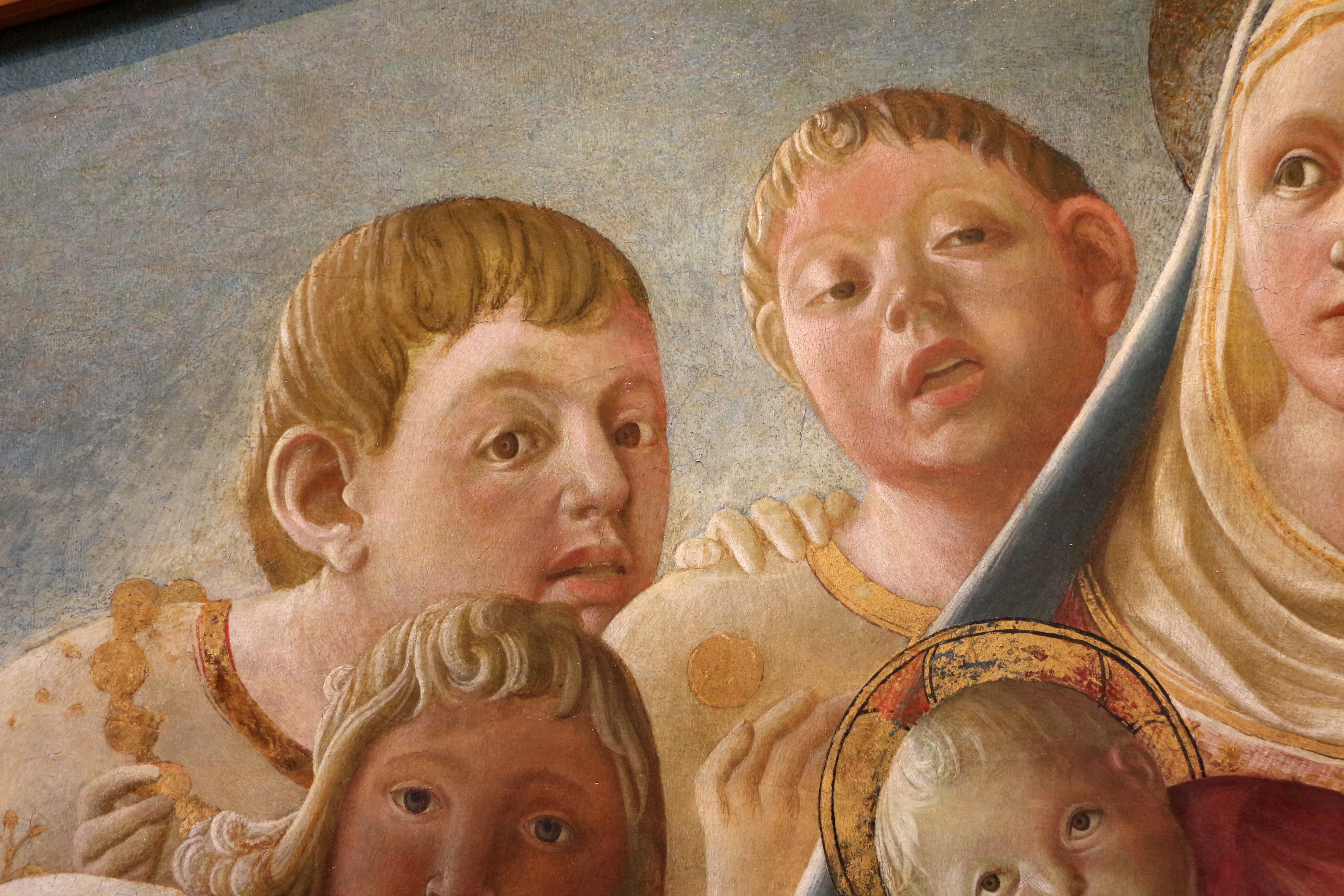 Madonna dell'Umiltà con angeli e santi carmelitani (In zoom 2)