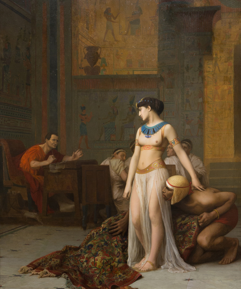 Cleopatra and Caesar Jean Leon Gerome
